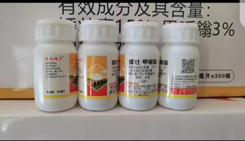 矮壮甲派嗡控旺矮化植物瓜果蔬菜通用叶面肥矮壮素控制旺长喷