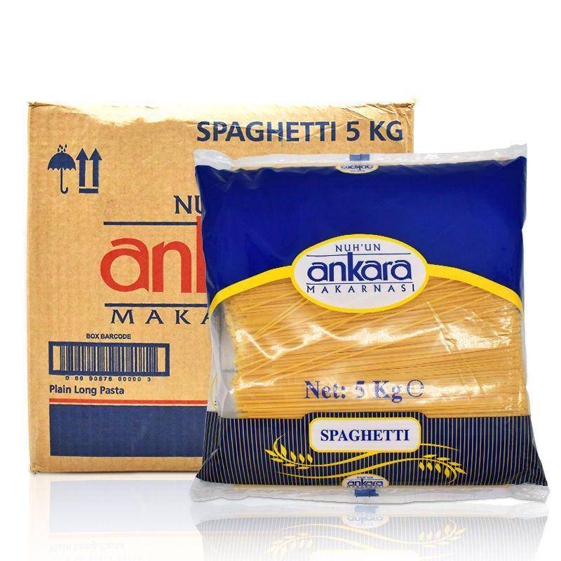 安卡拉意大利面5kg整箱直条型意面商用通心粉西餐原料包邮