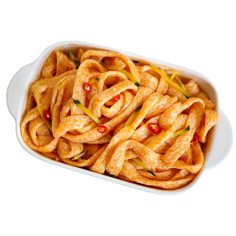牛筋面批发纯干手工辣条小吃店用凉皮面皮速食凉拌凉牛筋面包