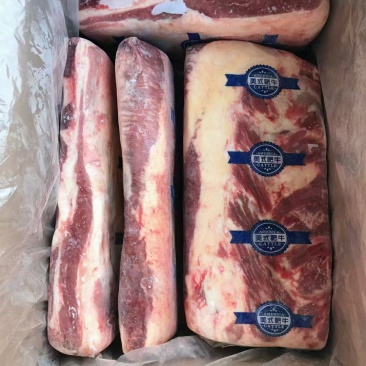 新鲜冷冻雪花肥牛卷火锅菜品食材牛肉卷牛肉片商用批发