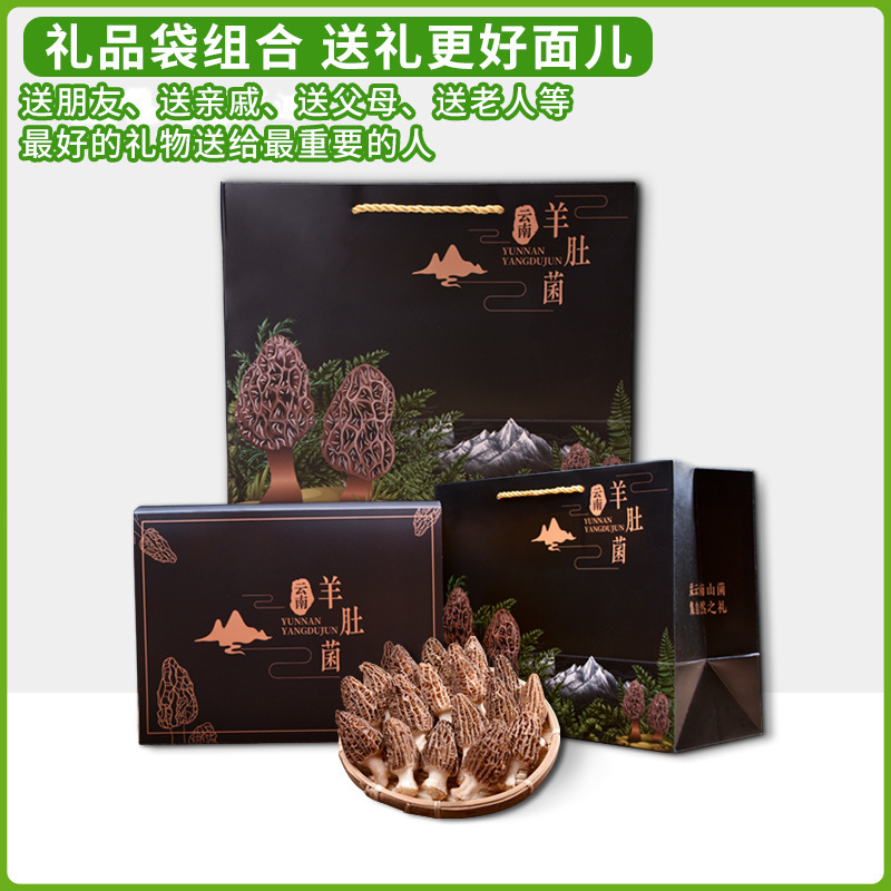 新鲜羊肚菌2024年现货云南羊肚菌新鲜1000克菌菇特产