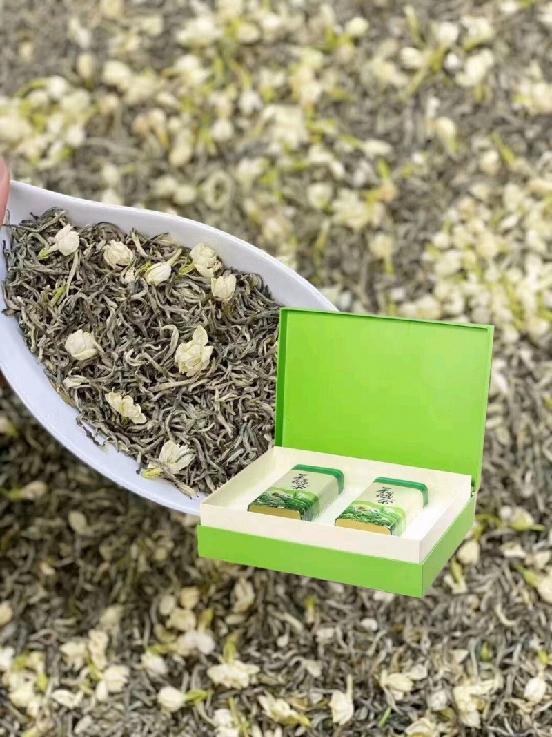 500g浓香型茉莉花茶茉莉小金针绿茶茉莉飘雪礼盒包