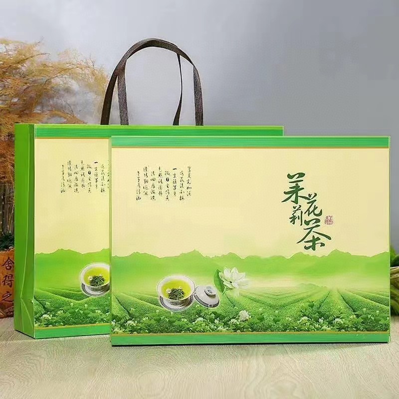 500g浓香型茉莉花茶茉莉小金针绿茶茉莉飘雪礼盒包