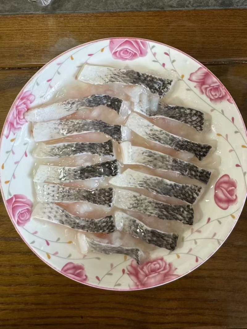 免浆黑鱼花黑鱼片酸菜鱼片免浆黑鱼片