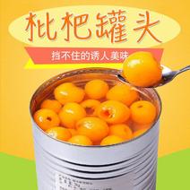 新鲜枇杷罐头3000g大罐装整箱批发糖水水果罐头食品商用