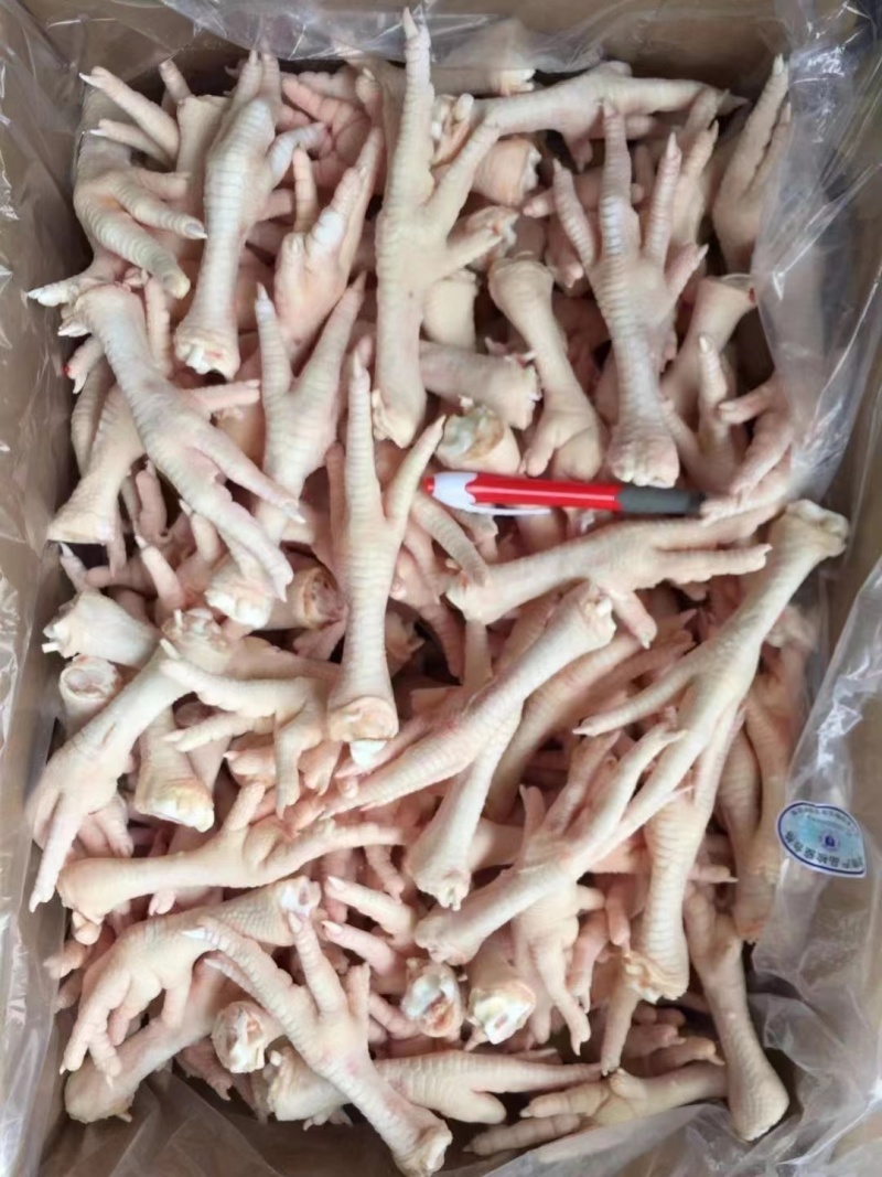 30/40，40-50单冻鸡爪板冻规格齐全
