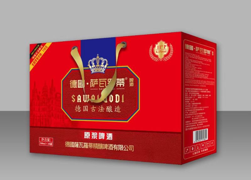 德国萨瓦罗蒂啤酒礼盒，500*10箱规，厂家发货