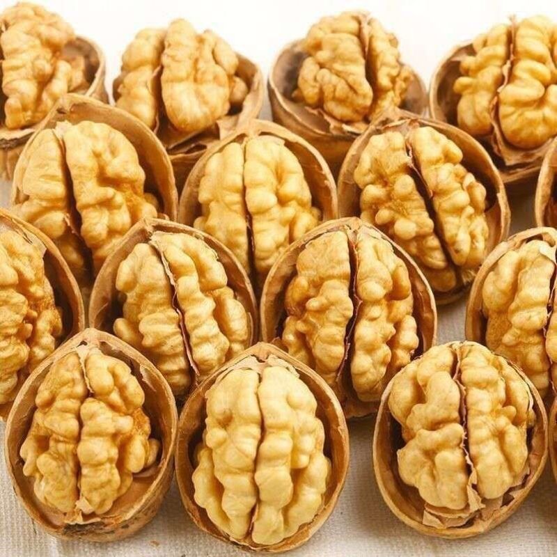新疆云南薄纸皮壳185核桃奶油椒盐干果坚果一手货源阿克苏