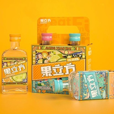 江小白果味酒果立方168ml*4瓶四种口味