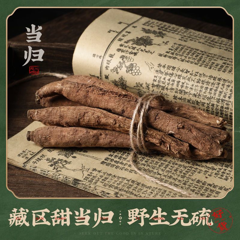 大凉山新鲜高原湿甜当归干甜当归现挖小当归粉糯煲汤蔬菜包