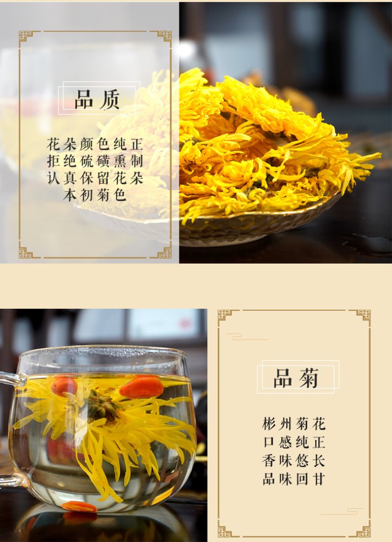 彬州金丝皇菊种植基地礼品盒装量大从优支持批发团购