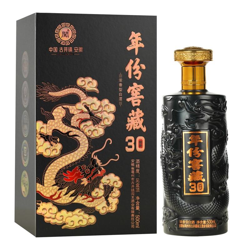 年份窖藏整箱6瓶每瓶500毫升浓香型白酒52度