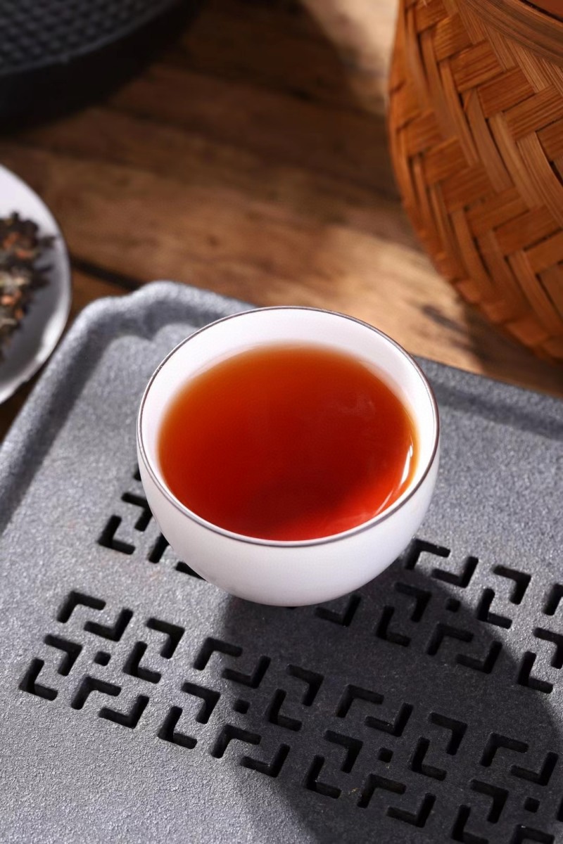茉莉六堡茶梧州广西六堡茶黑茶熟茶茉莉花茶礼盒500g