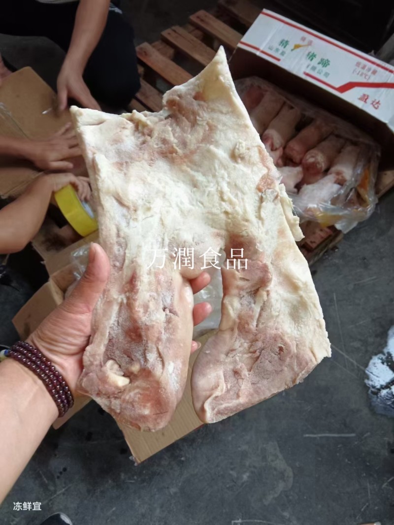 纯干国产去耳头皮，去耳猪头肉20斤，保证品质