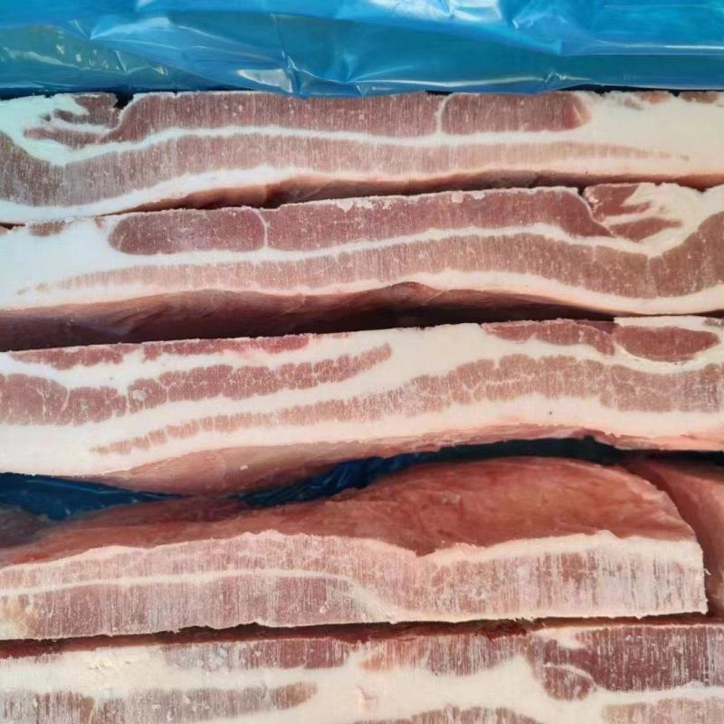 母猪去皮五花肉中方修边新货手续齐全厂家直发量大价优