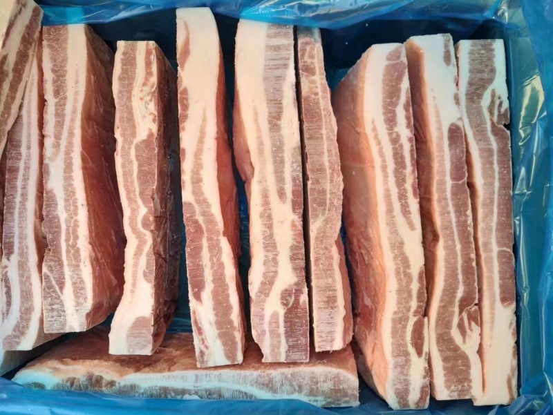 母猪去皮五花肉中方修边新货手续齐全厂家直发量大价优