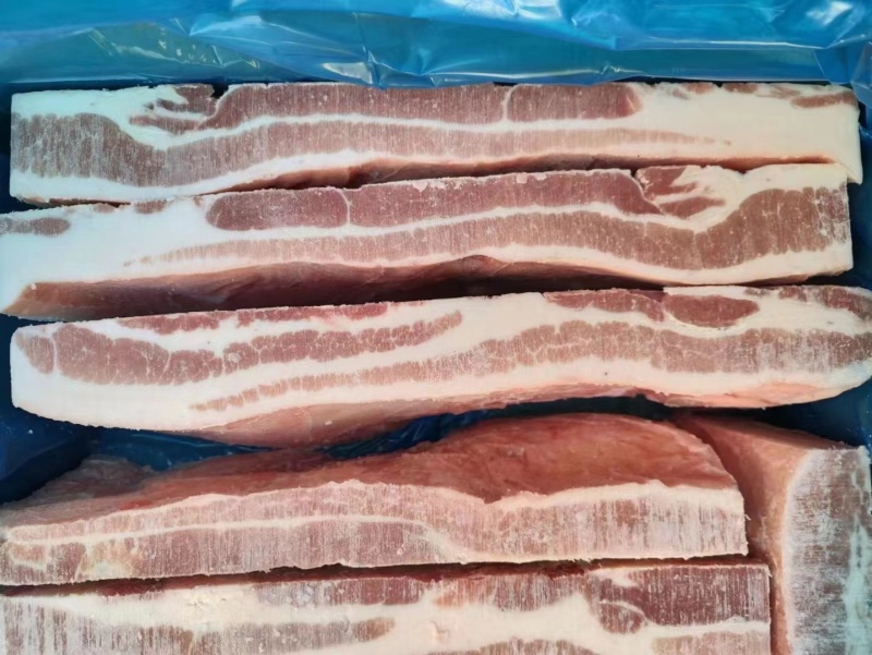 母猪去皮五花肉中方修边新货手续齐全厂家直发量大价优