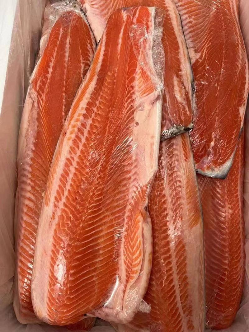 三文鱼新疆中段国产三文鱼刺身冰鲜非冷冻即食三文鱼送鲜活厚