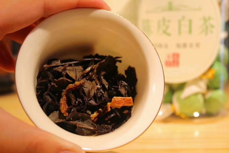 1斤陈皮白茶叶寿眉高山陈年老白茶龙珠贡眉陈皮白茶