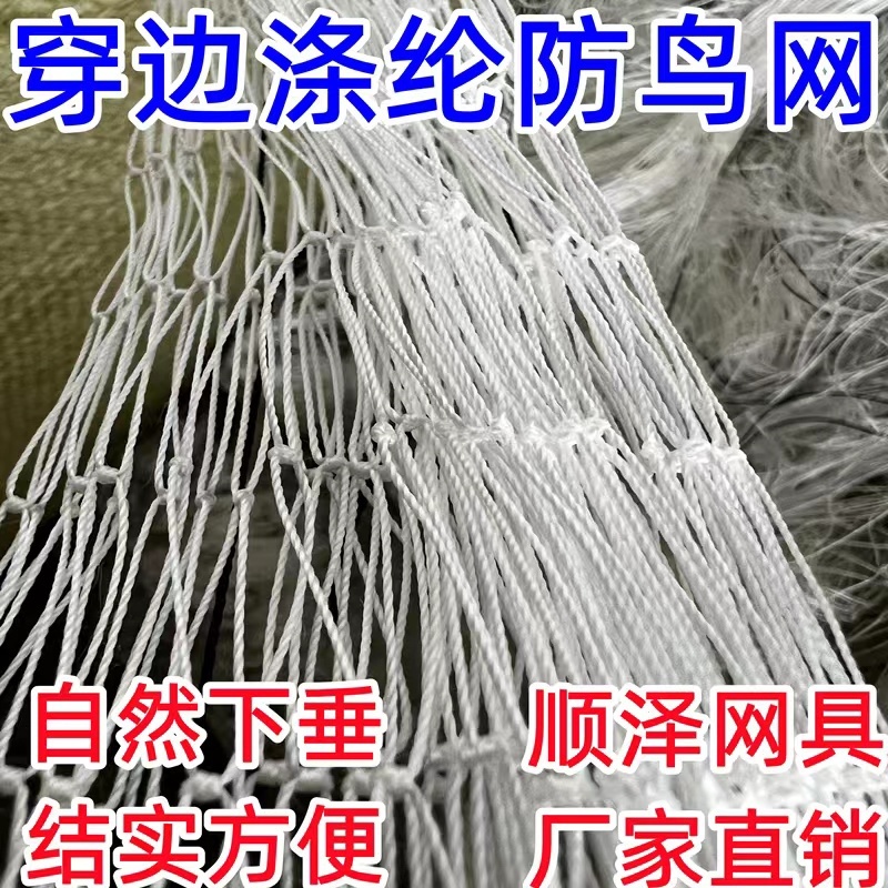 山东防鸟网，量大从优涤纶防鸟网，尼龙复丝轮胎线防鸟网