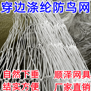 山东防鸟网，量大从优涤纶防鸟网，尼龙复丝轮胎线防鸟网