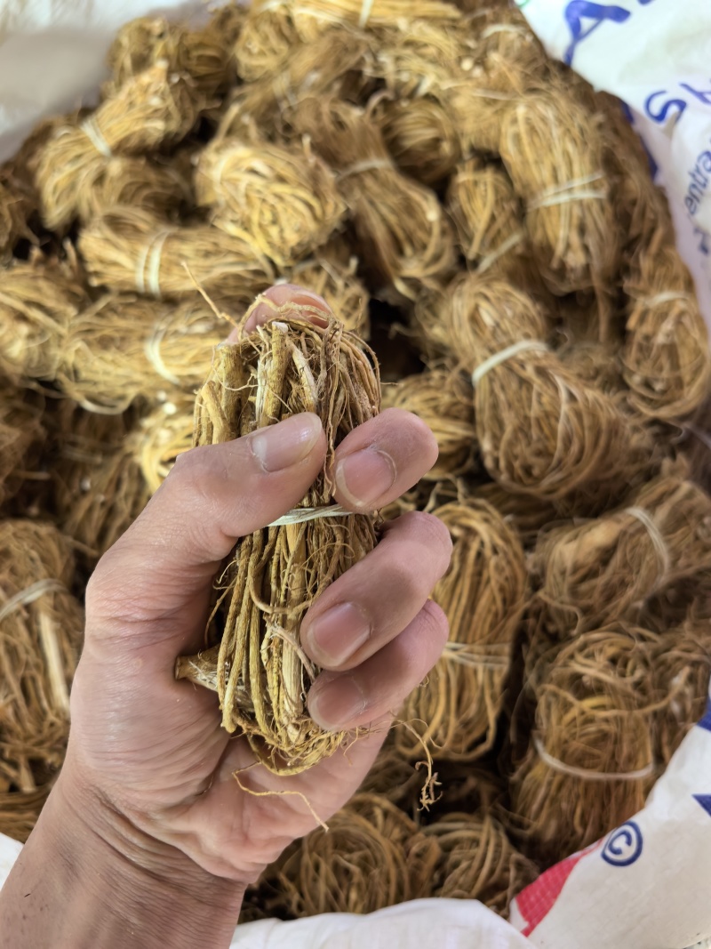 五指毛桃无硫小扎，纯无硫椰奶香，色泽好，量大价优视频看货