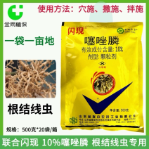 闪现10%噻唑膦颗粒剂番茄姜根结线虫专用触杀内吸