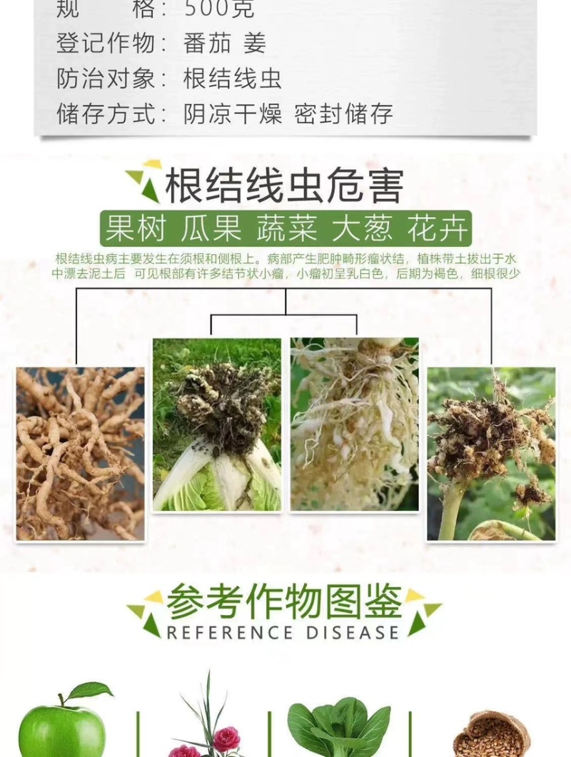 闪现10%噻唑膦颗粒剂番茄姜根结线虫专用触杀内吸