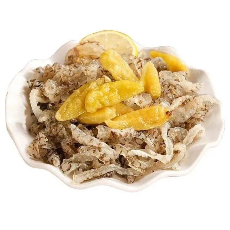 【爽口鱼皮】5斤泡椒鱼皮商用批发大包装开袋即食下酒菜酒店