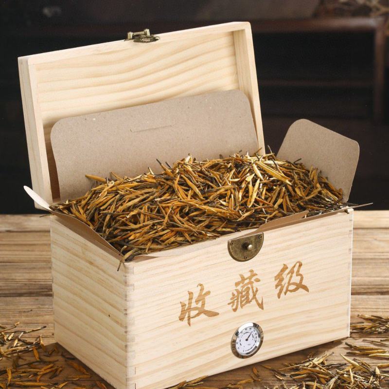 云南凤庆滇红大金针滇红金针红茶送人礼盒装500g