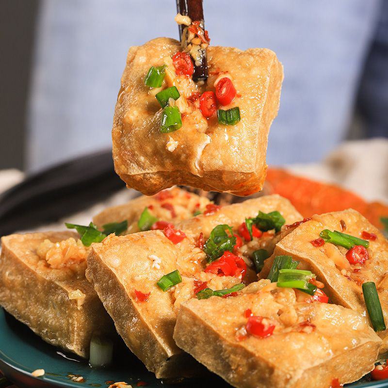 【老长沙臭豆腐】经典老长沙臭豆腐生胚自炸黑色半成品商用