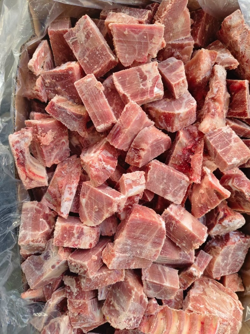 国产肥猪多肉排骨粒前排切新货手续齐全厂家直发量大价优
