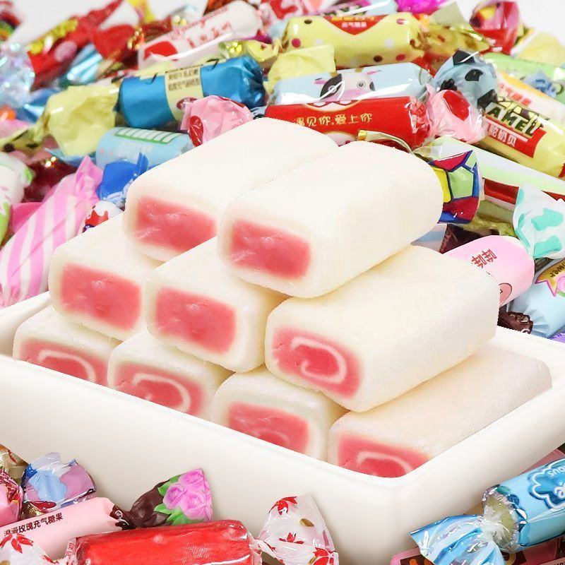 特浓牛奶糖奶糖喜糖年货组合零食婚庆糖果大礼包散装批发
