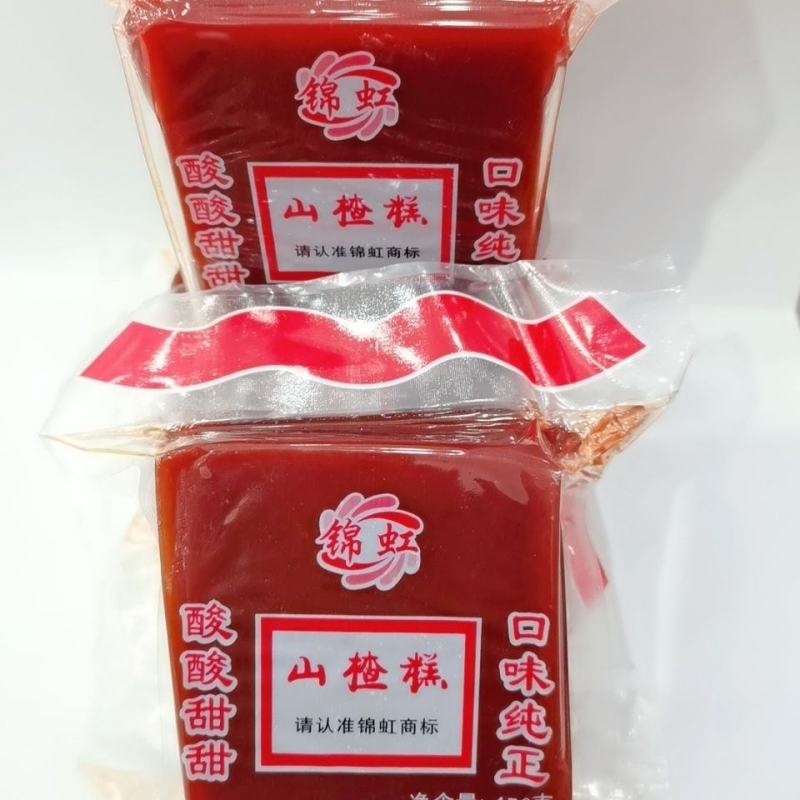 天津特产锦虹大块山楂糕老式京糕果脯蜜饯开味山楂制品包邮
