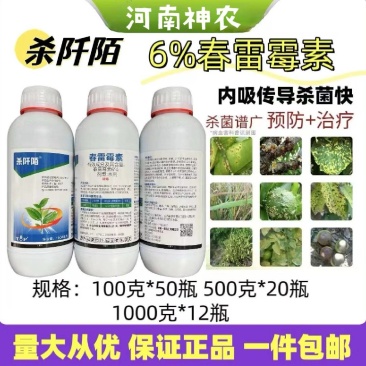 6%春雷霉素细菌性角斑病内吸性杀菌剂预防加治疗