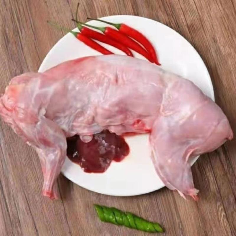 农家新鲜兔肉现杀兔腿兔头兔肉块整只兔子肉鲜兔肉冷冻清真烧