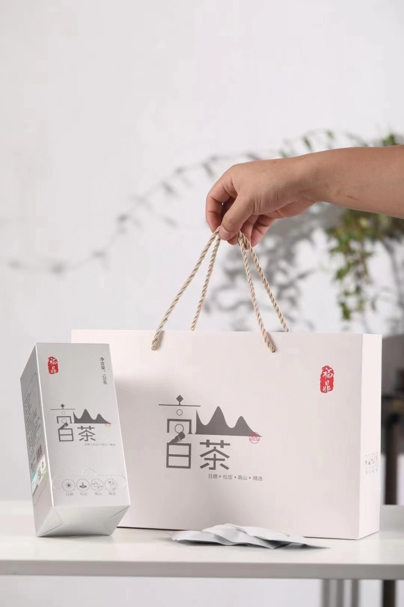 1斤4盒/福鼎白茶高山老白茶寿眉陈年日晒白牡丹送礼盒包装