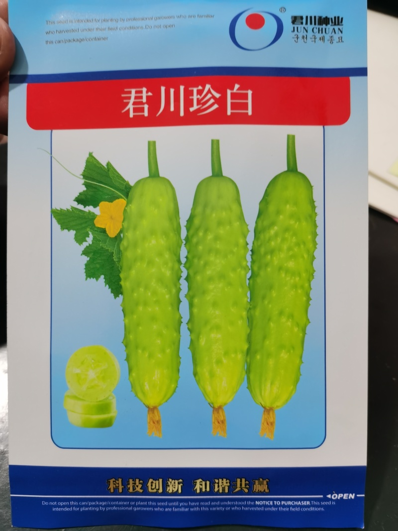 翠优1号3号君优1号珍白系列水果黄瓜种子