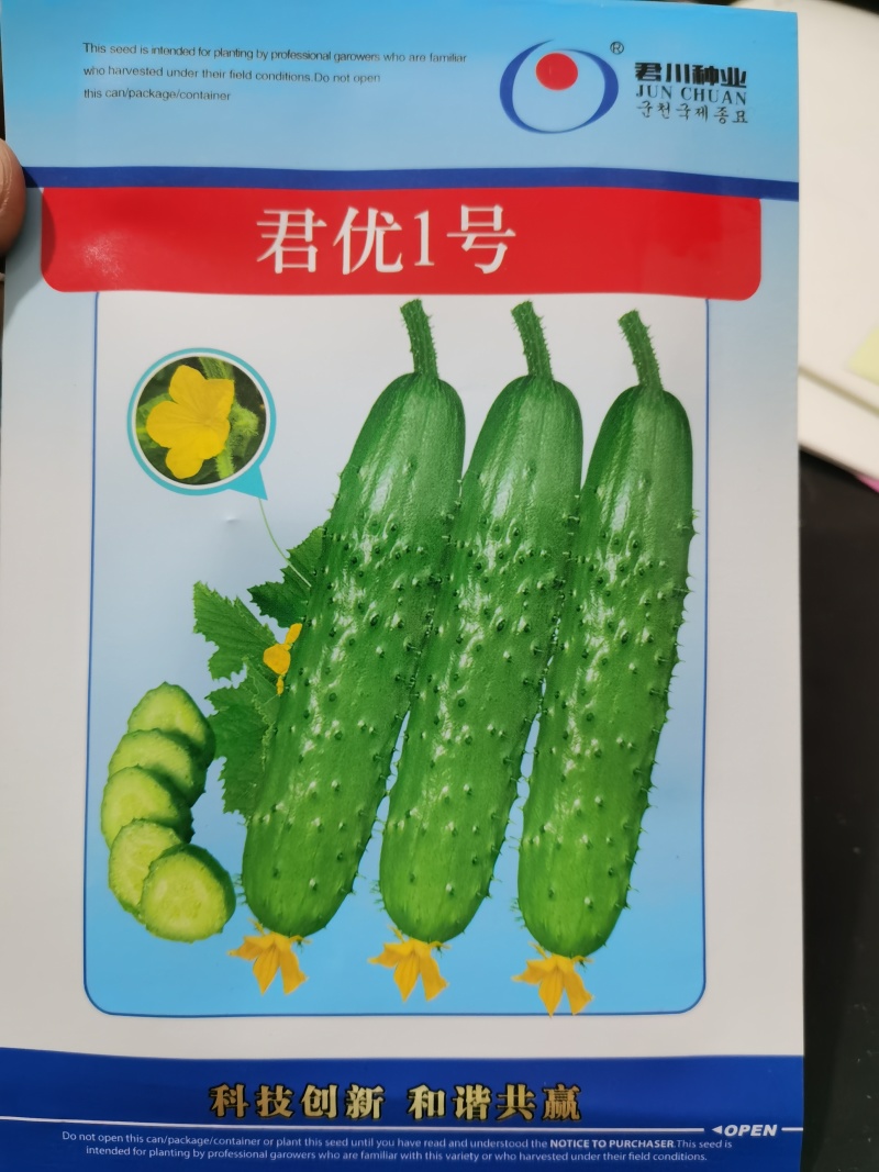 翠优1号3号君优1号珍白系列水果黄瓜种子