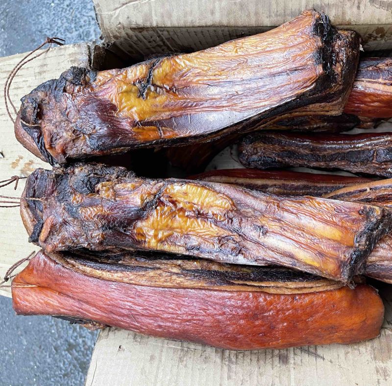 烟熏带骨腊肉（源头工厂腊肉香肠批发）