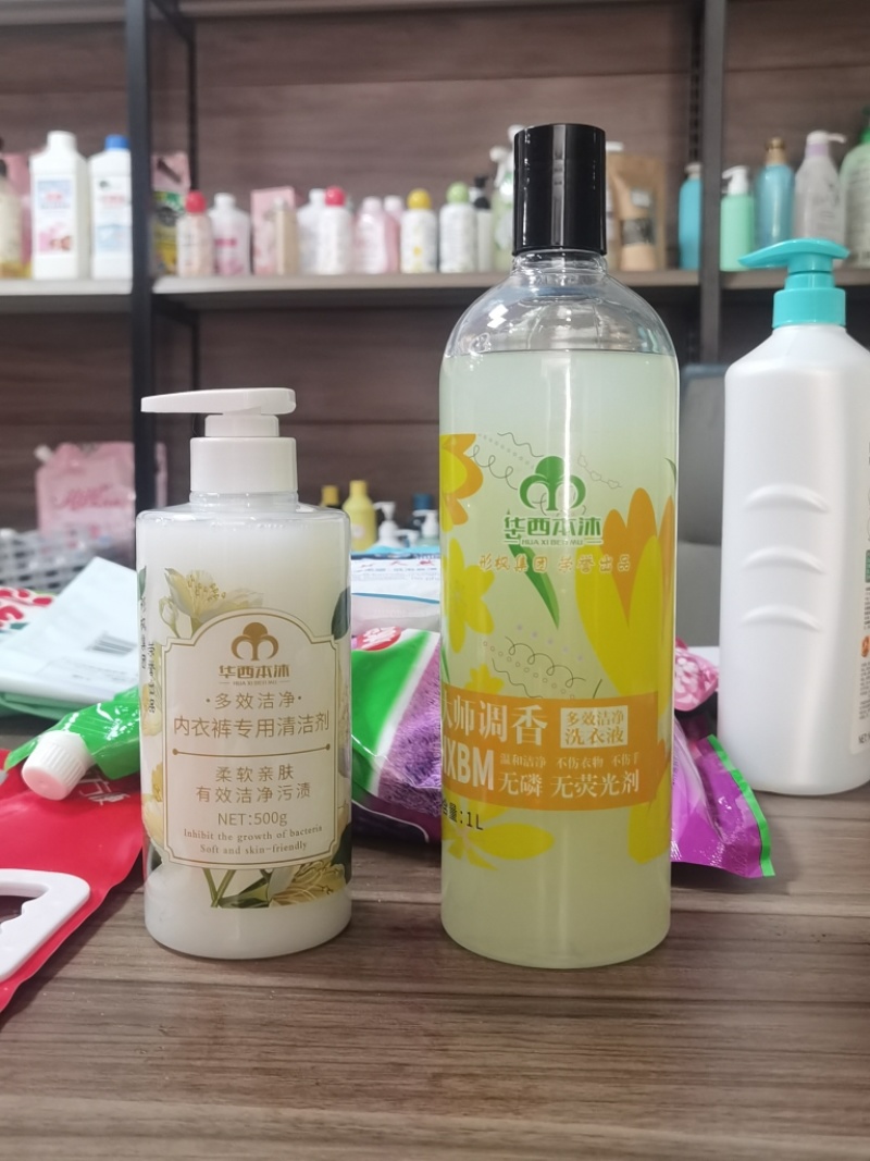华西本沐洗衣液深层洁净无磷无荧光剂香水多效洗衣液