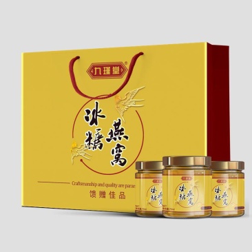【冰糖燕窝】九瑾堂冰糖燕窝即食长辈免煮原料全礼盒装礼袋