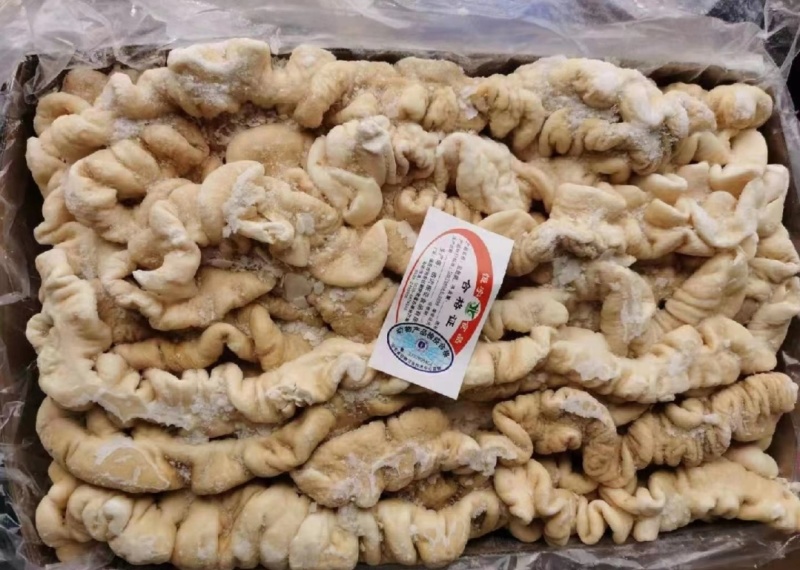 80%去油八分熟猪大肠，日期新鲜无调理，出成高，货发全国
