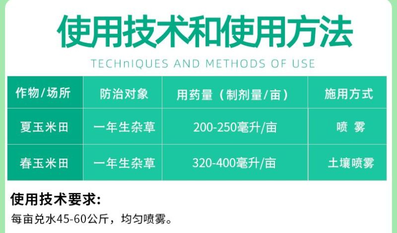 侨昌38%莠去津悬浮剂除草剂玉米苗前苗后除草剂封闭封