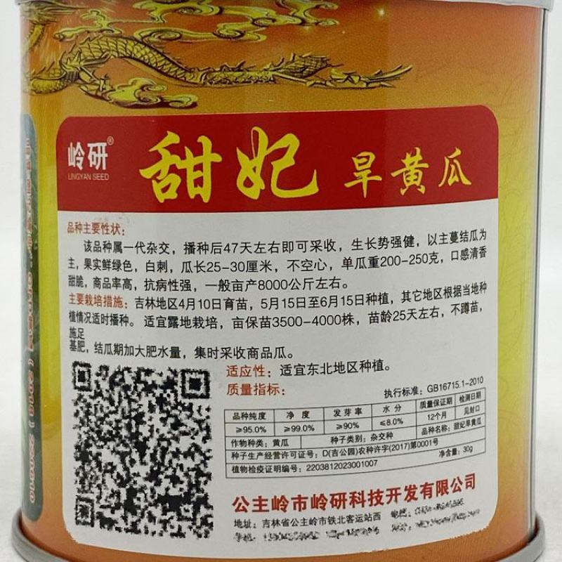 甜妃水果黄瓜种子绿皮绿瓤耐老化水果旱黄瓜种子原装