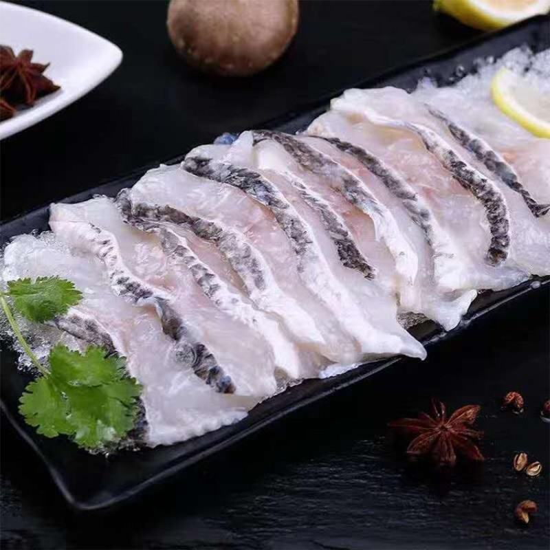 【腌制黑鱼片】【新品鱼片】免浆黑鱼片黑鱼片无骨免切免洗冷