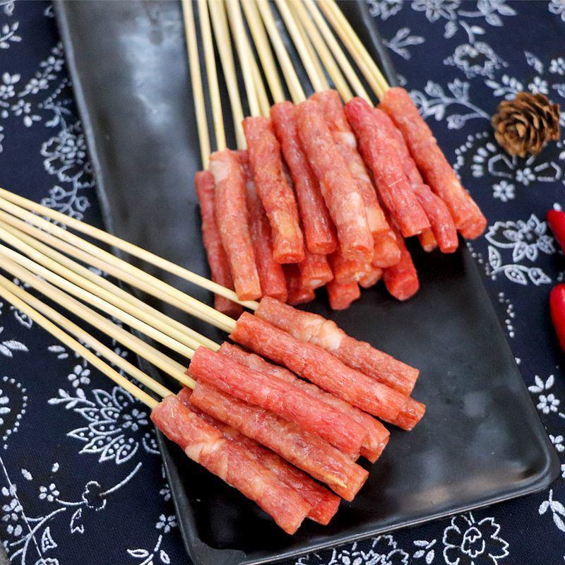 【腊肠串】广式腊肠小串一口肠手把小串小香肠火锅串食材烧烤