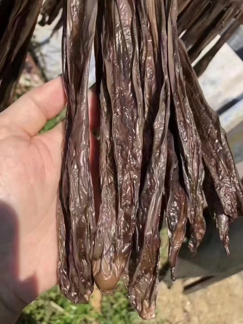 【黑腐竹】农家纯黑豆腐竹，豆味十足！山泉水做出来的腐竹就是甜