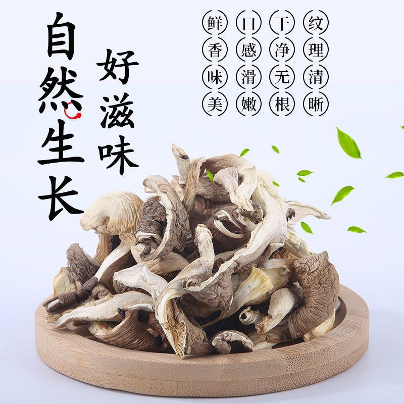 平菇片干货农家新货批发特产真姬菇凤尾菇蘑菇煮汤