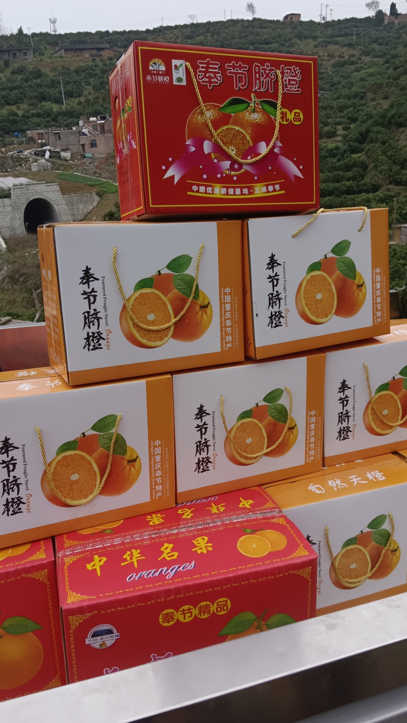 奉节脐橙电商果支持代发提供场地定制包装一条龙服务